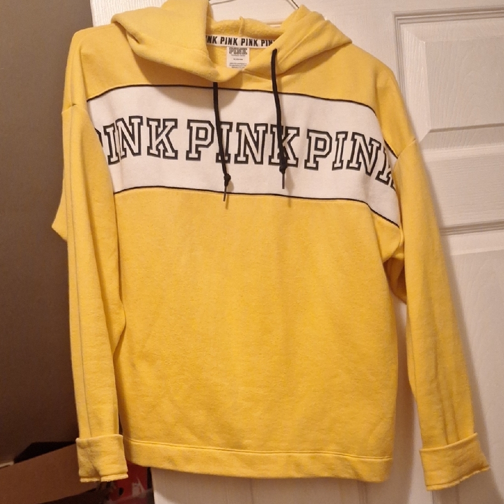 Victoria's Secret PINK Yellow Hoodie